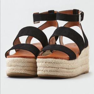 American Eagle Platform Espadrille Sandals